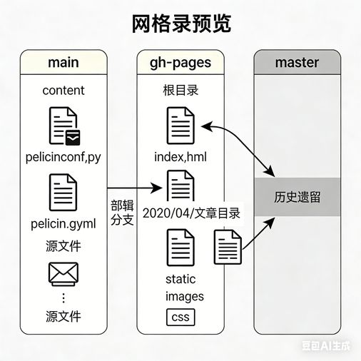 三个分支的功能分工示意图